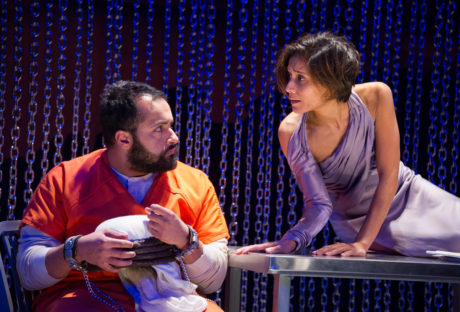 Ahmad Kamal and Lynette Rathnam in 4,380 Nights. Photo by C. Stanley Photography.