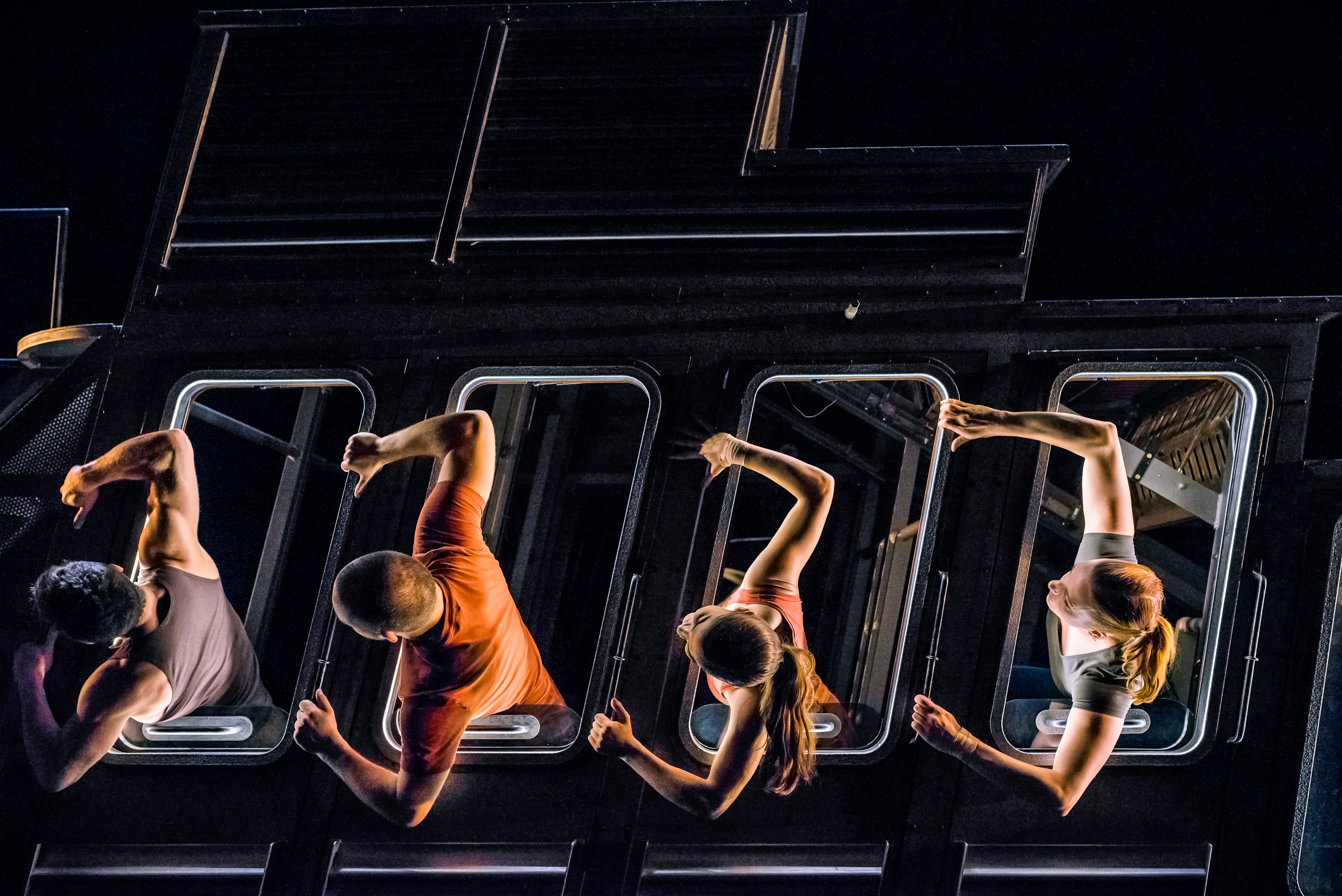 DIAVOLO performs Passengers (from L.O.S.T.). Photo by George Simian.