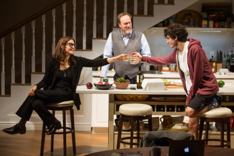 Jessica Hecht, Andrew Garman, and Ben Edelman. Photo by Jeremy Daniel.