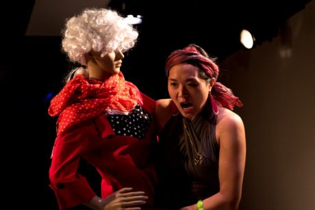 Kyo Sin Kang as Sharee in This Little Light. Photo by Mike Landsman.