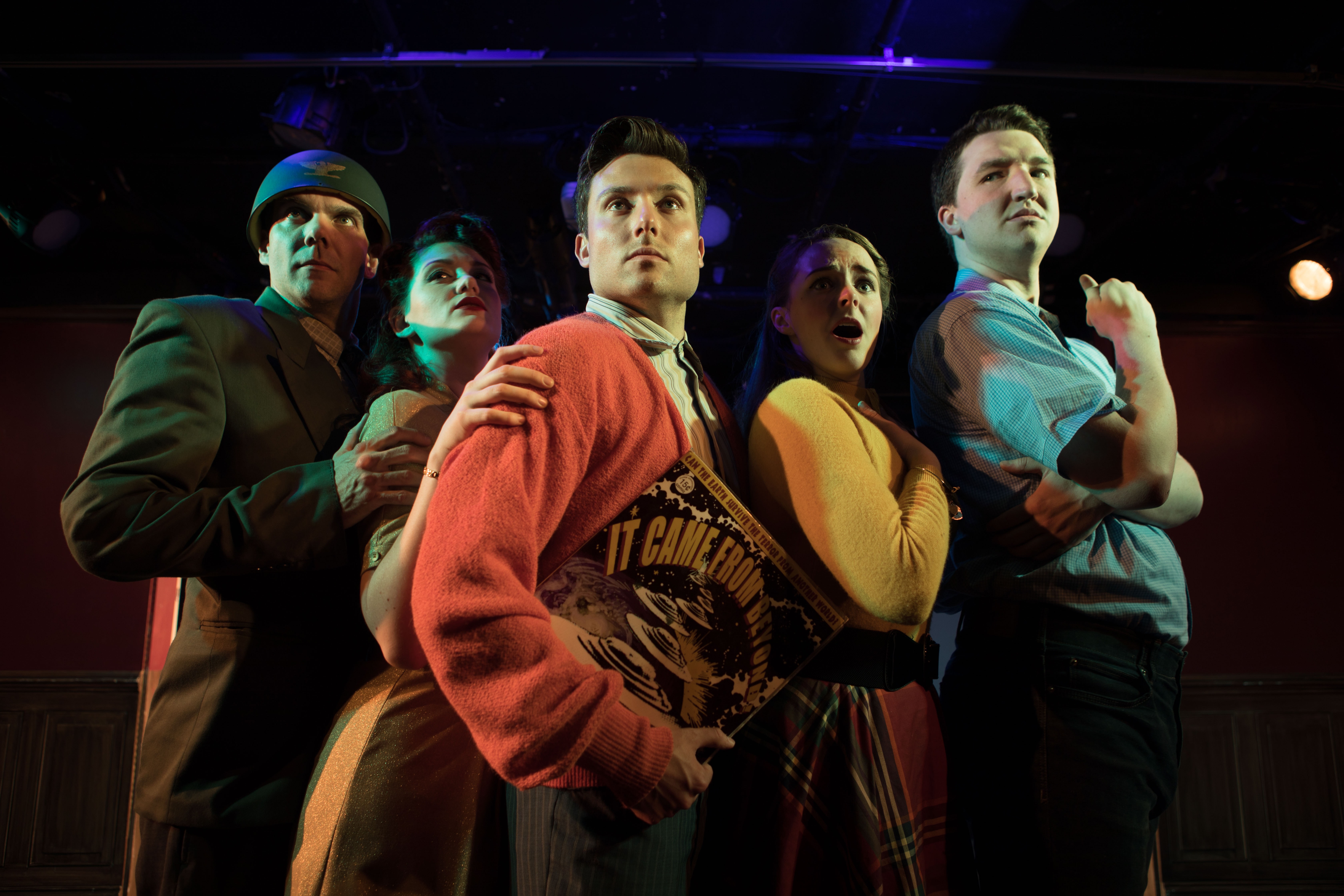 David R. Doumeng, Kaitlyn Baldwin, Clint Hromsco, Kayleen Seidl, and Bryan S. Walton. Photo by Adam Smith, Jr.