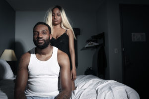Palesa Pryor and Walter Parker Jr. in Honey. Photo courtesy of Nameless Theater.