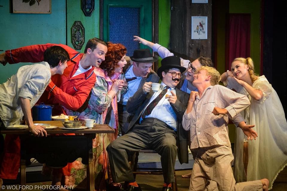 The cast of Gypsy, now playing at Cumberland Theatre. Photo by Wolford Photography.