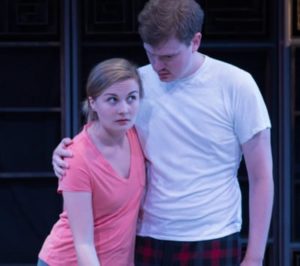 Rebecca Ballinger and David Johnson in ‘The Ferberizing of Coral.’ Photo by Teresa Wood.