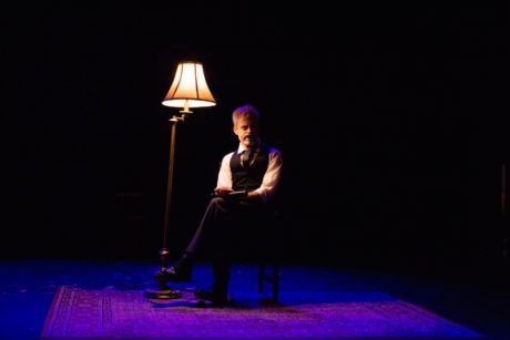 Jon Reynolds in We Happy Few's A Midnight Dreary. Photo by Sam Reilly.