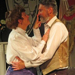 Rebecca A. Herron and John Morogiello in Engaging Shaw. Photo courtesy of Best Medicine Rep.