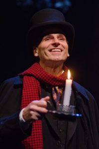 Paul Morella in Olney Theatre Center's production of A Christmas Carol: A Ghost Story of Christmas. Photo by Stan Barouh.