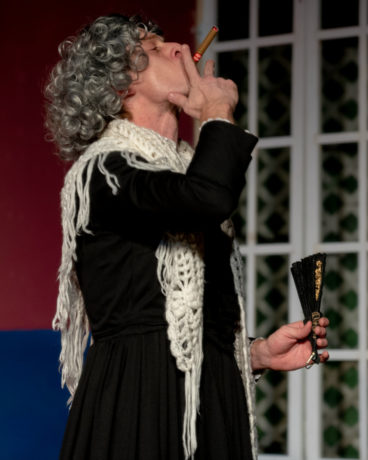 Charley's Aunt plays through December 23 at Fells Point Corner Theatre. Photo by Trent Haines-Hopper.