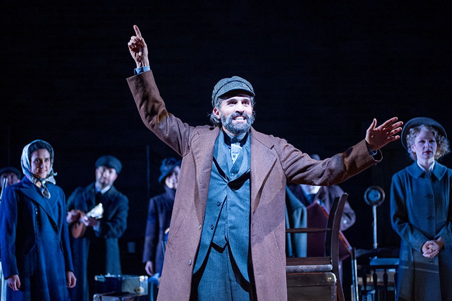 Ben Cherry and the cast of Indecent, now playing at Arena Stage. Photo by C. Stanley Photography.