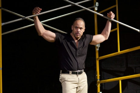Keith Hamilton Cobb in American Moor, now playing at Anacostia Playhouse. Photo by Jabari Jefferson.