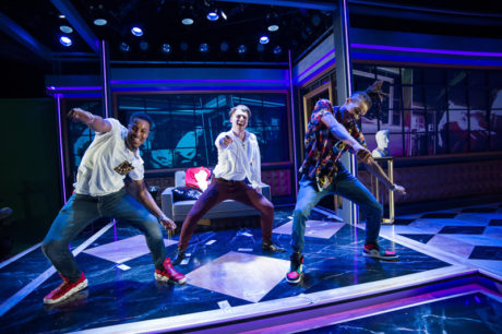 Gary L. Perkins III, Simon Kiser, and Seth Hill in 'P.Y.G. or The Mis-Edumacation of Dorian Belle.' Photo: C. Stanley Photography.