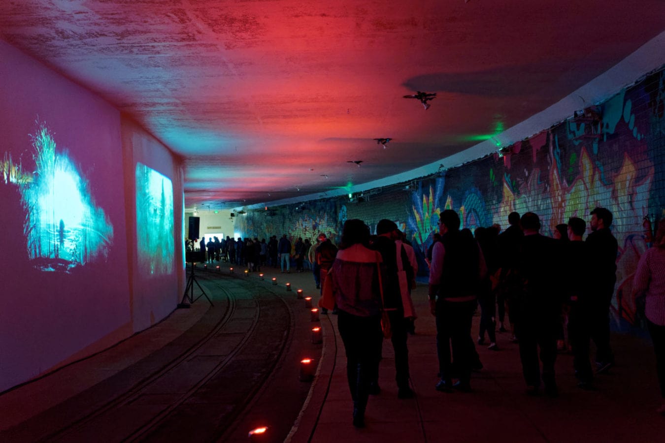 Dupont Underground audience filing in for Amanda Gookin's Forward Music Project. Photo by Anu Dev.