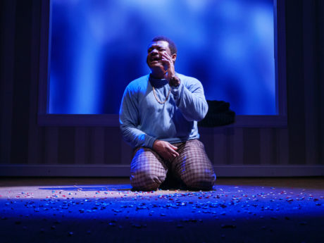 Kelvin Roston Jr. in 'Twisted Melodies' at Mosaic Theater Company of DC. Photo by John Chavez.