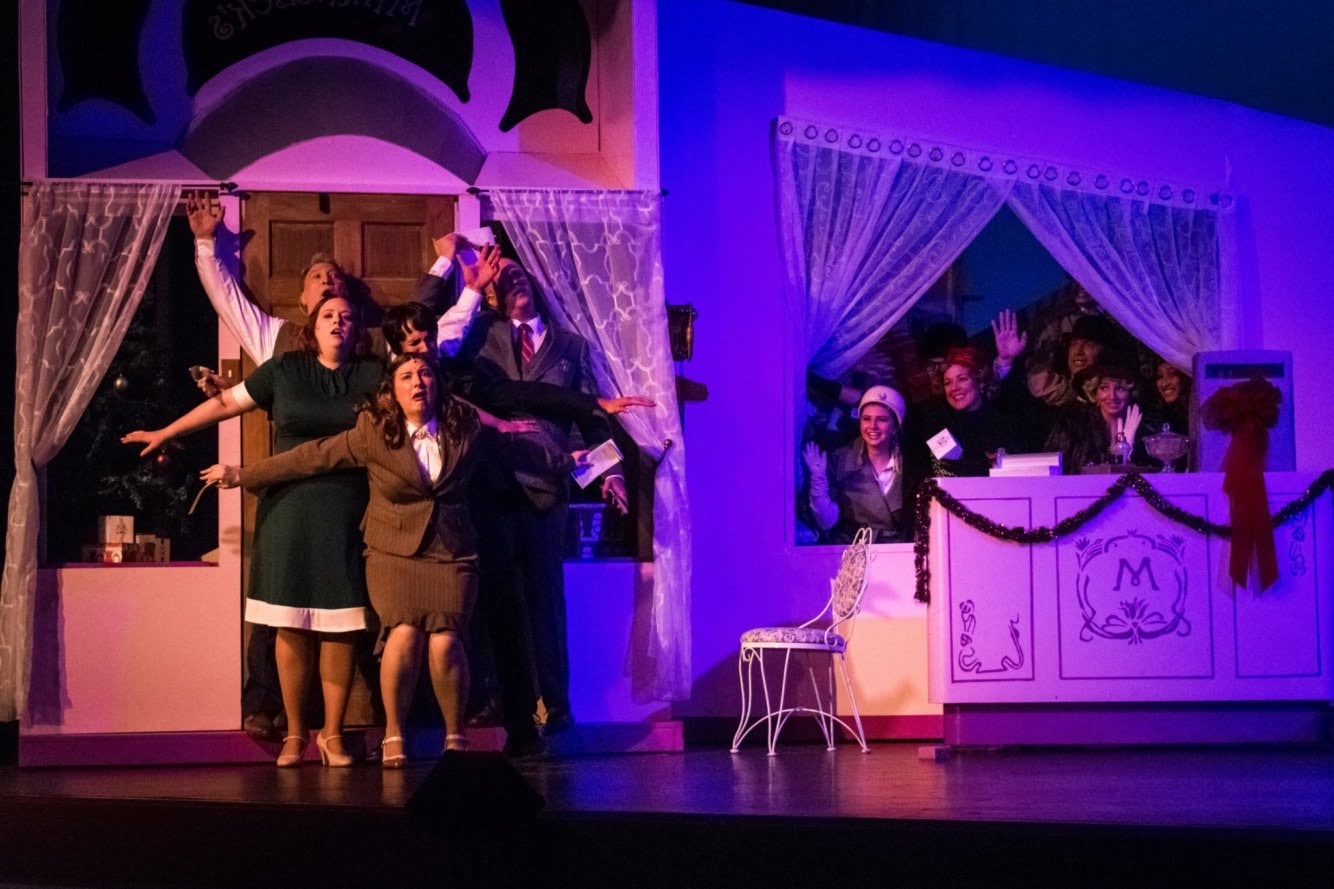 The cast of Silhouette Stages' production of 'She Loves Me.' Photo by Stasia Steuart Photography.